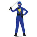 Go Blue Dragon Ninja Jongen Kostuum