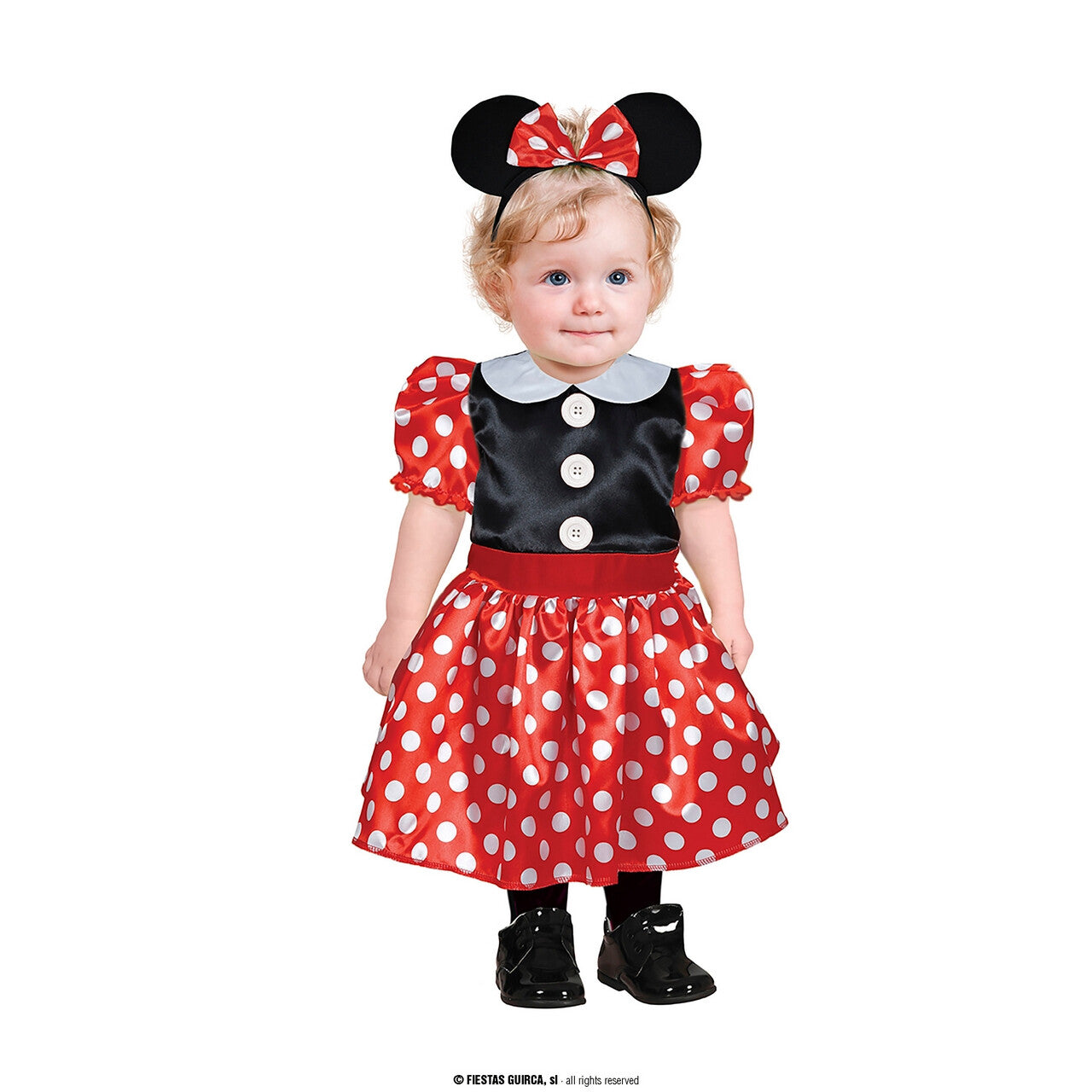 Op deze afbeelding zie je een Kostuums, van het merk Guirca. Piepklein Minnie Muisje Meisje Kostuum