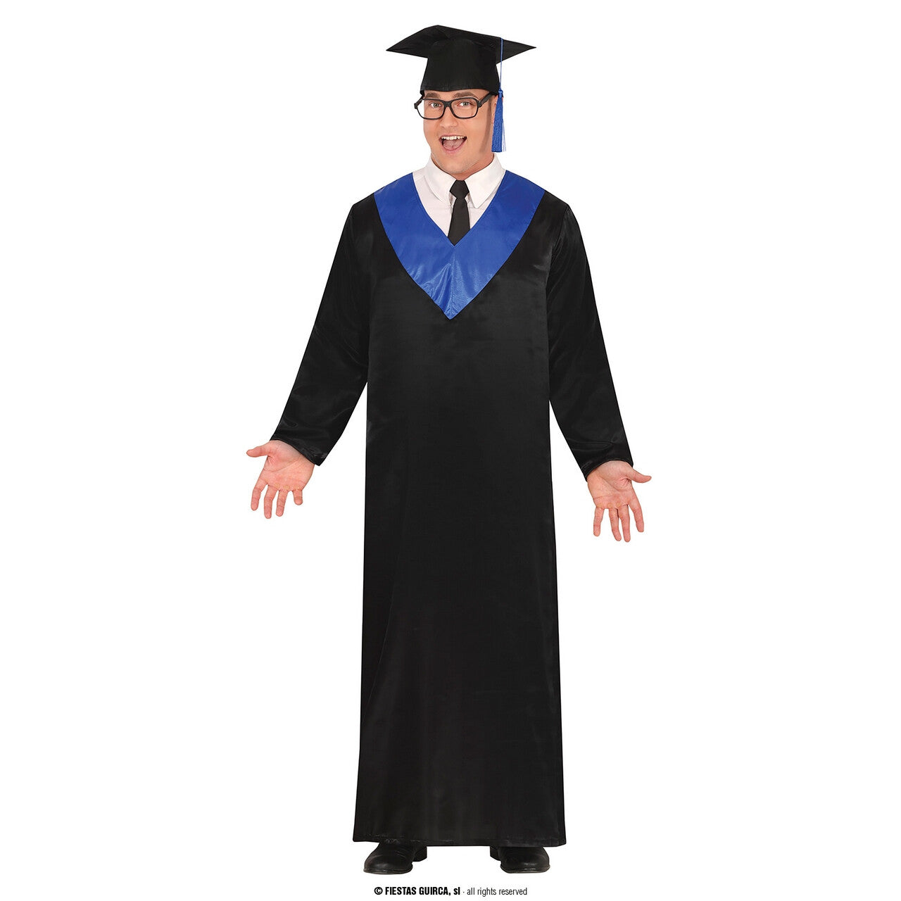 Op deze afbeelding zie je een Kostuums, van het merk Guirca. Nooit Meer Naar School Meester Kostuum