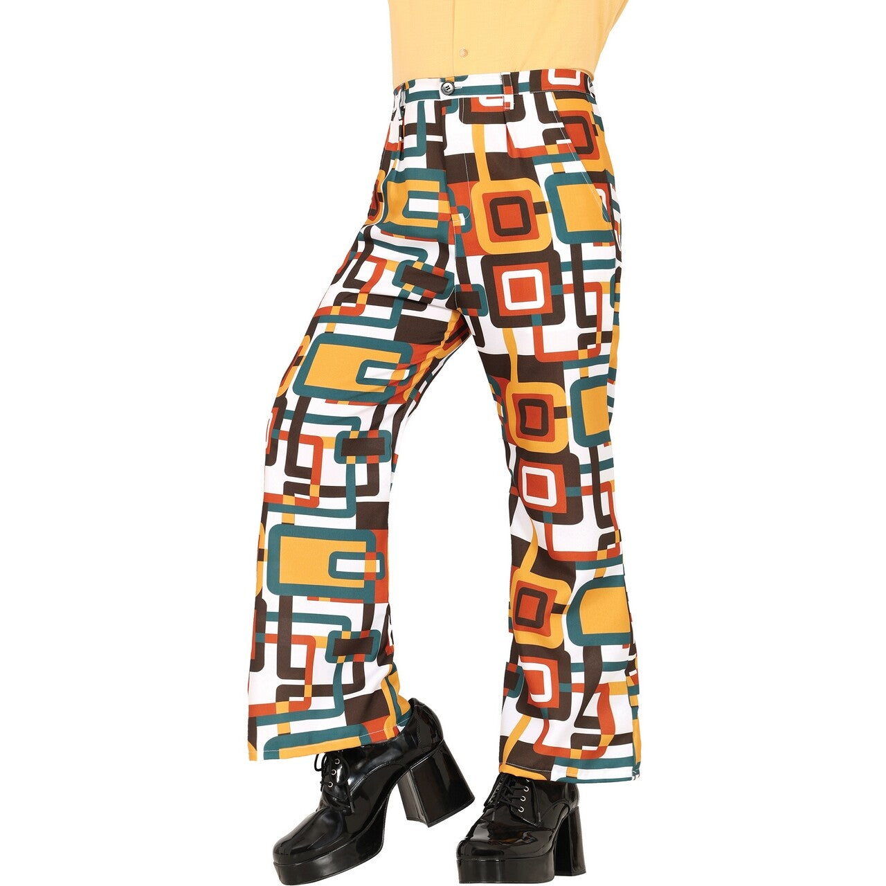 Op deze afbeelding zie je een Kostuums, van het merk Guirca. 70s Vintage Disco Broek Man