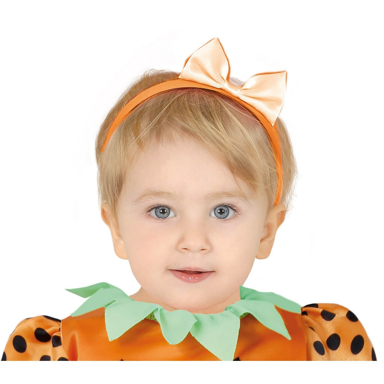 Op deze afbeelding zie je een Kostuums, van het merk Guirca. Prachtig Mini Pompoentje Meisje Kostuum