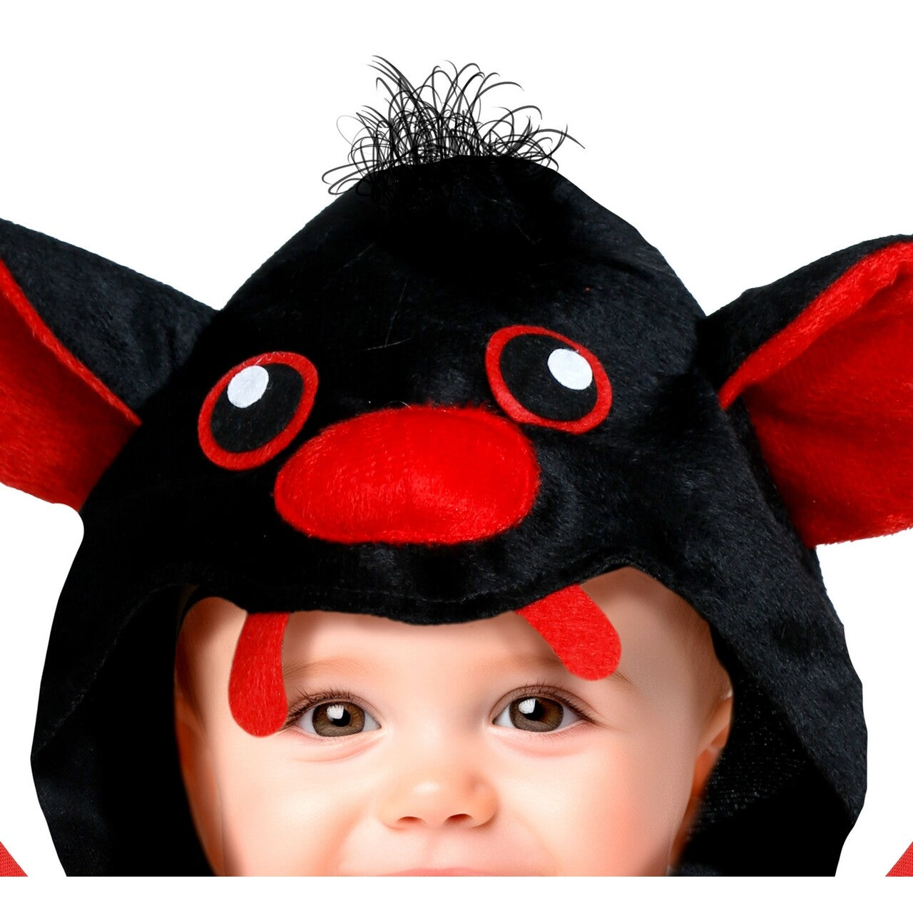 Op deze afbeelding zie je een Kostuums, van het merk Guirca. Red Bat Als Je Voor Pret Bent Kind Kostuum