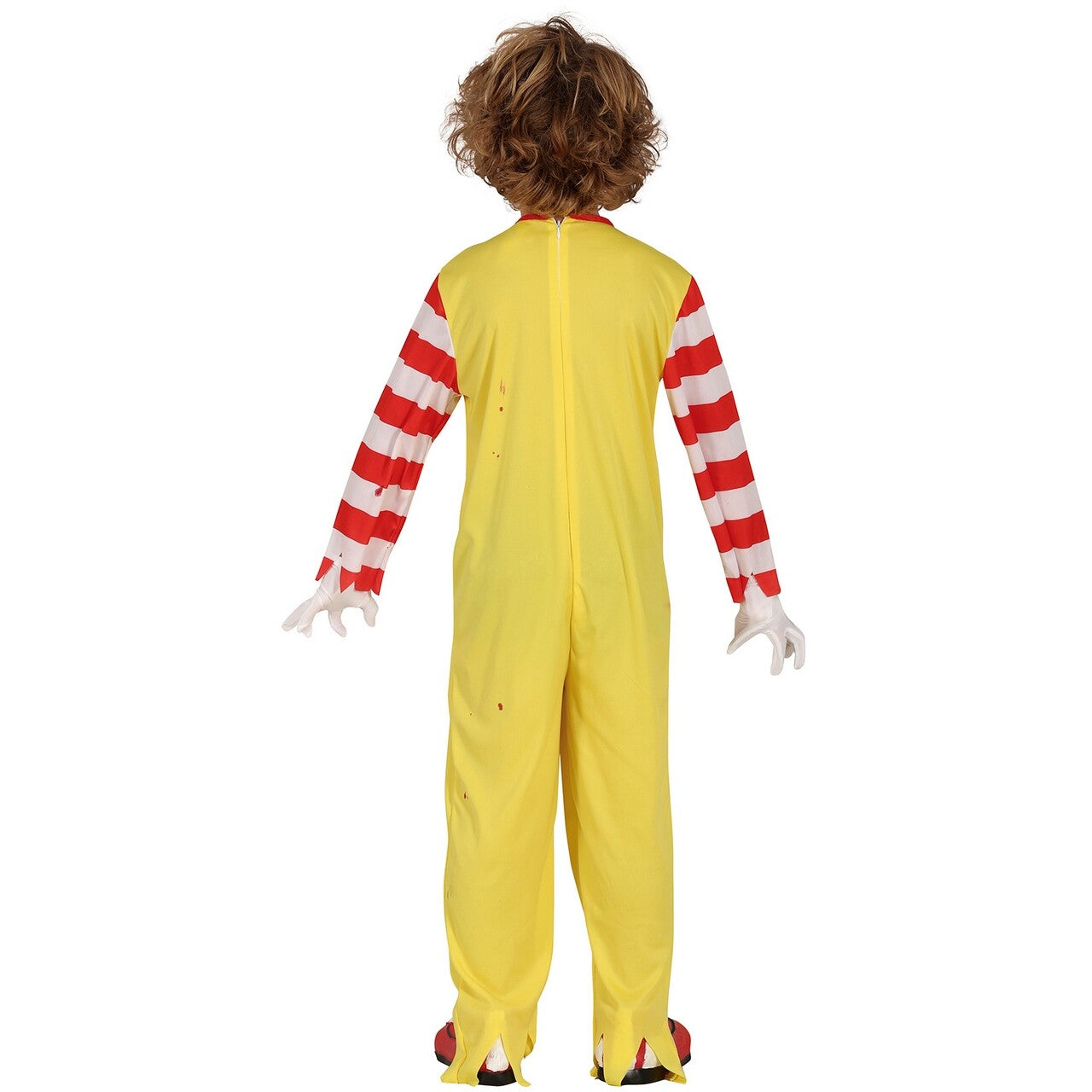 Op deze afbeelding zie je een Kostuums, van het merk Guirca. Mcfastfood Burger Clown Kind Kostuum