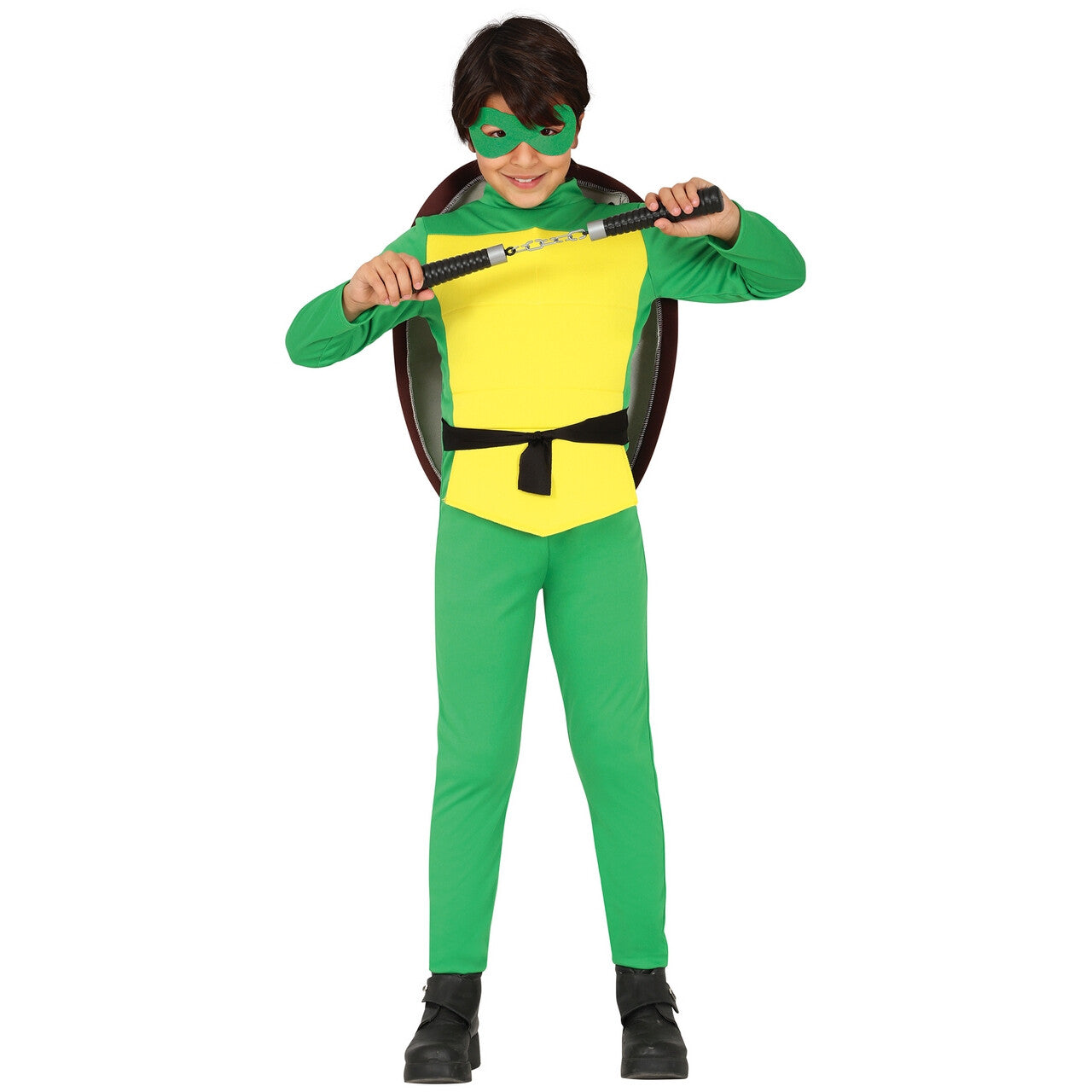 Op deze afbeelding zie je een Kostuums, van het merk Guirca. Ninja Turtle Kylian Kind Kostuum