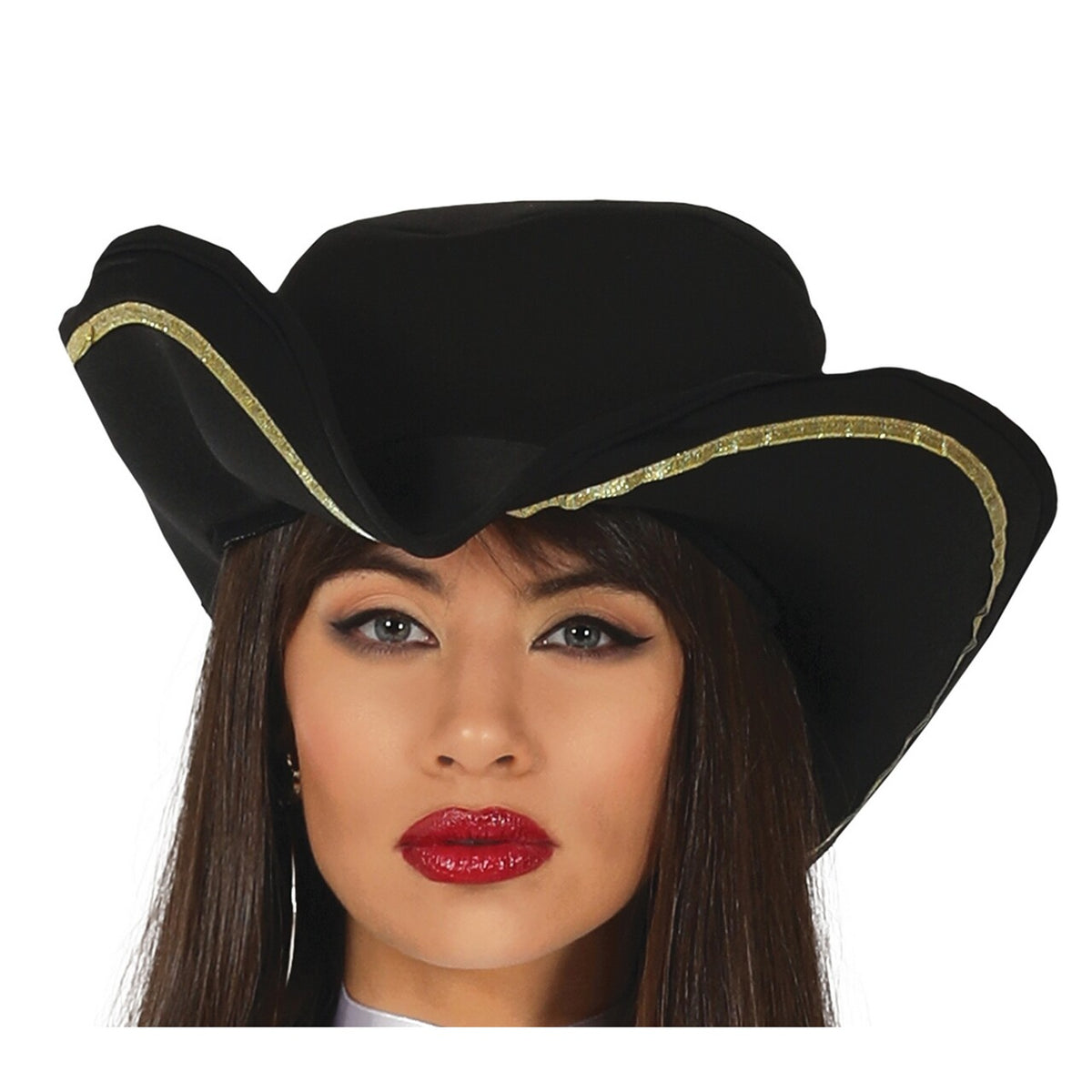 Op deze afbeelding zie je een Kostuums, van het merk Guirca. Luxe Piraat Elle Gant Vrouw Kostuum