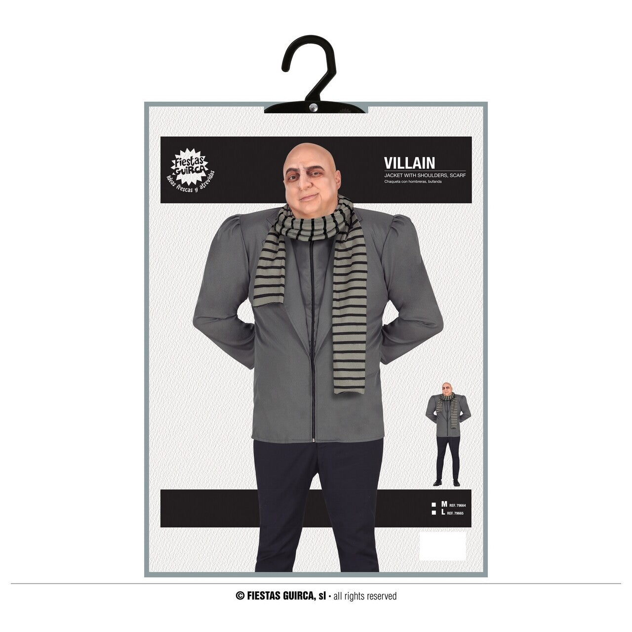 Op deze afbeelding zie je een Kostuums, van het merk Guirca. Lieve Superschurk Gru Man Kostuum