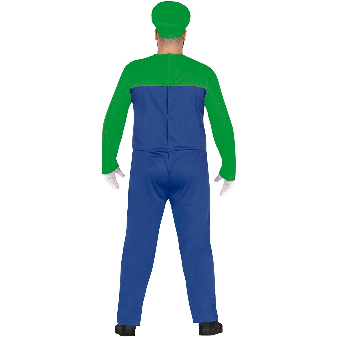 Op deze afbeelding zie je een Kostuums, van het merk Guirca. Lets A Go Luigi Man Kostuum