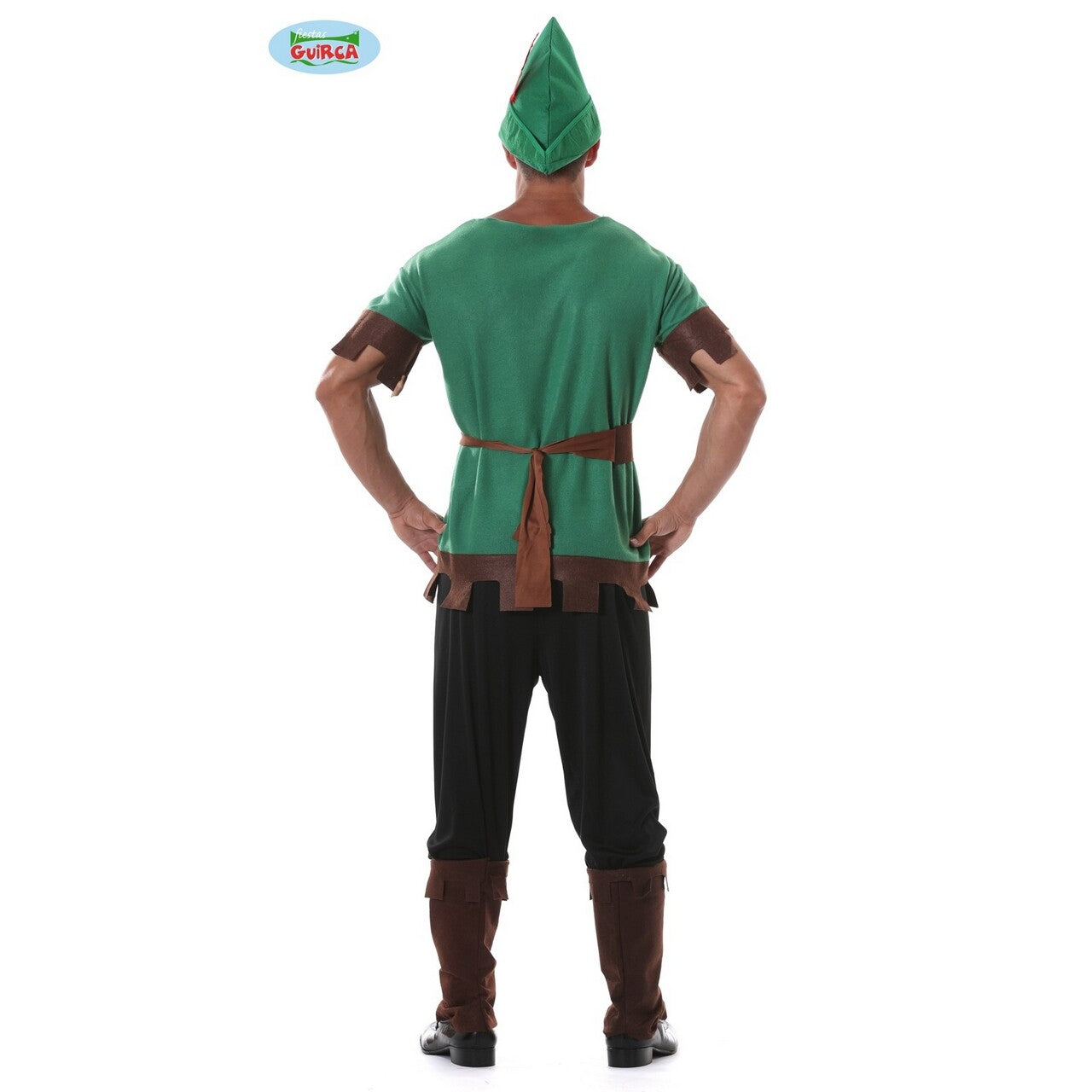 Op deze afbeelding zie je een Kostuums, van het merk Guirca. Bosboef Boogschutter Man Kostuum