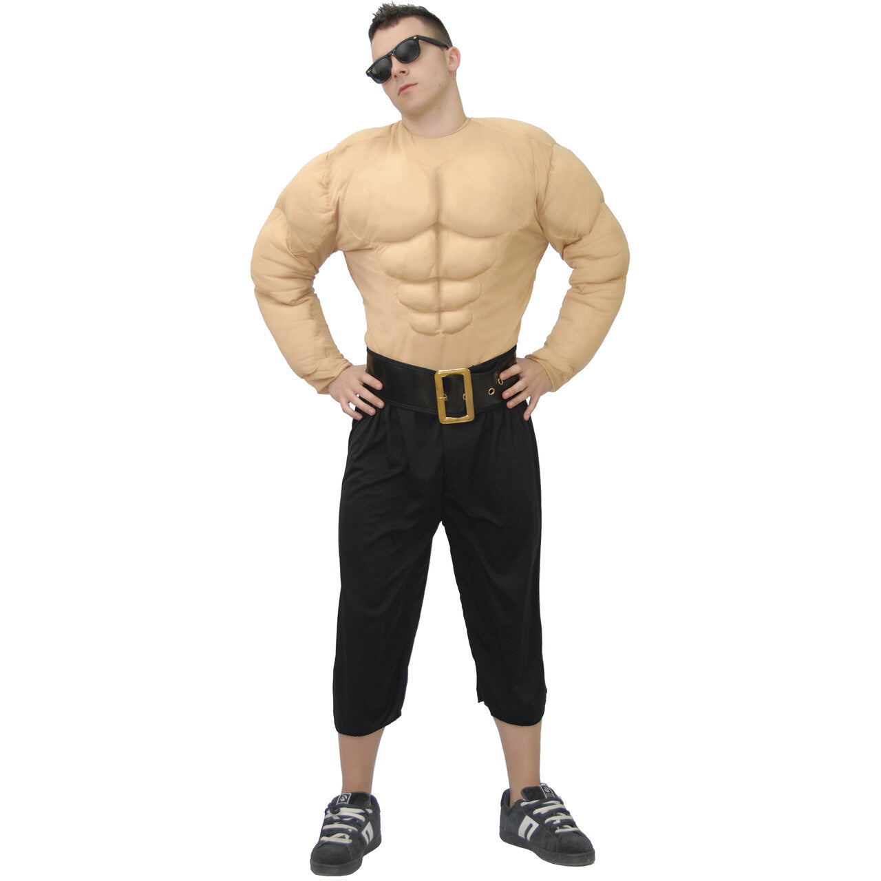 Op deze afbeelding zie je een Kostuums, van het merk Guirca. Mega Gespierde Bodybuilder Arnold Man