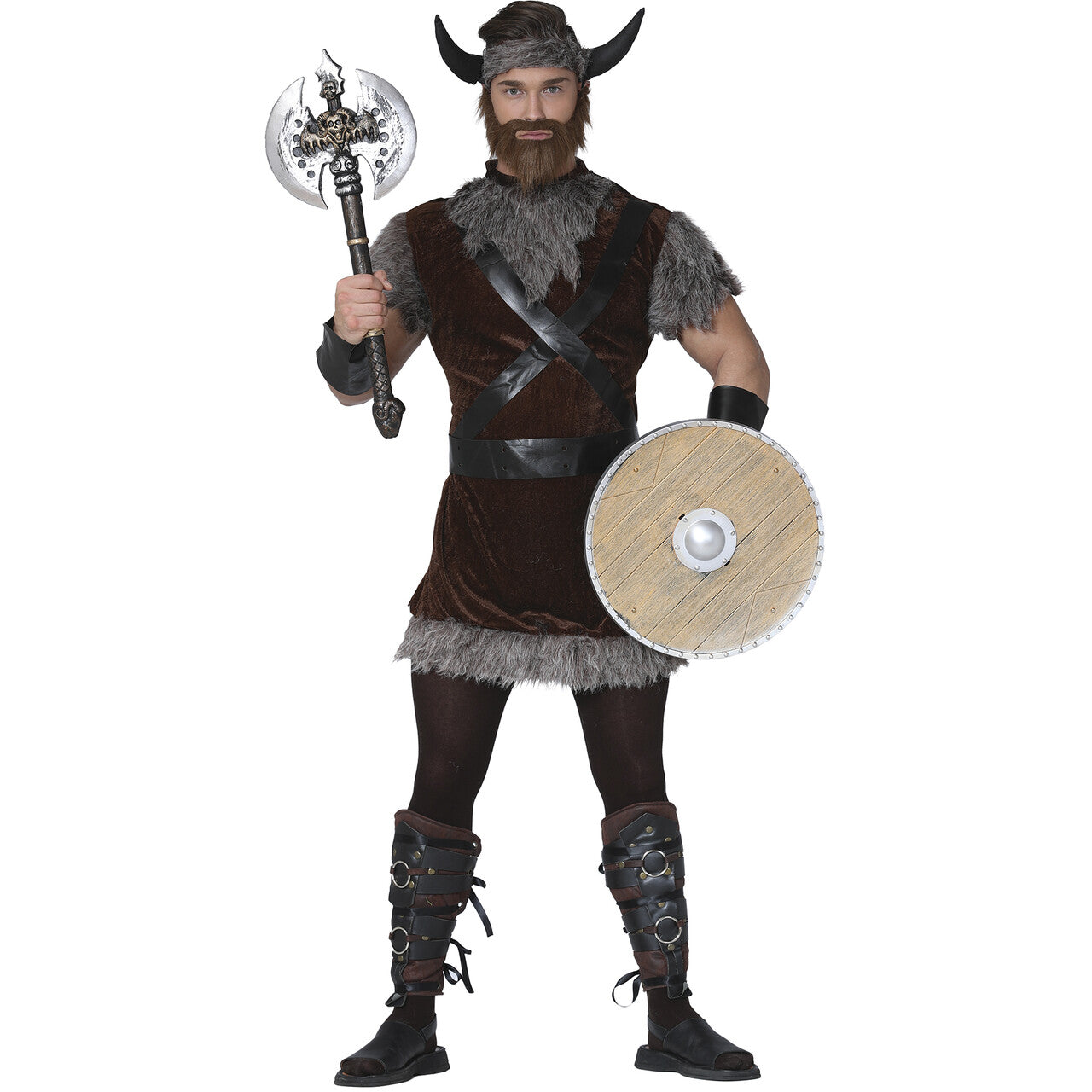 Op deze afbeelding zie je een Kostuums, van het merk Guirca. Victor Victorious Viking Man Kostuum