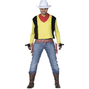 Op deze afbeelding zie je een Kostuums, van het merk Guirca. Cowboy Luke Geluk Man
