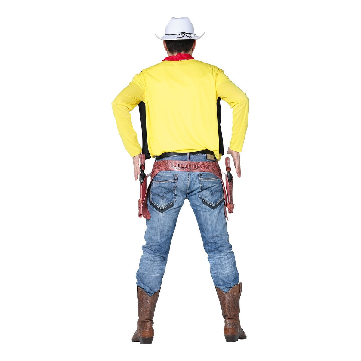 Op deze afbeelding zie je een Kostuums, van het merk Guirca. Cowboy Luke Geluk Man
