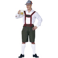 Donkergroene Lederhose Tino Tirol Man