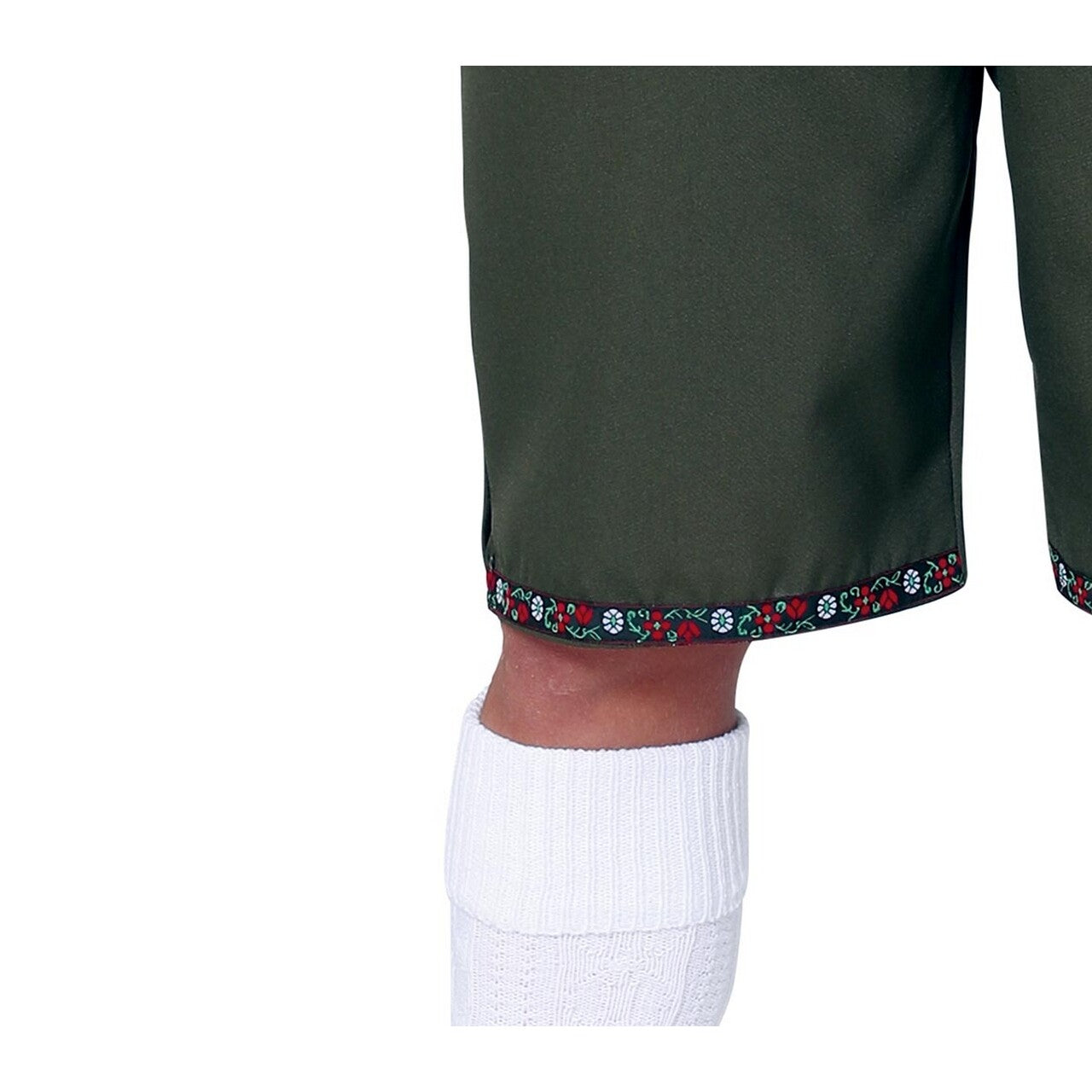 Op deze afbeelding zie je een Kostuums, van het merk Guirca. Donkergroene Lederhose Tino Tirol Man