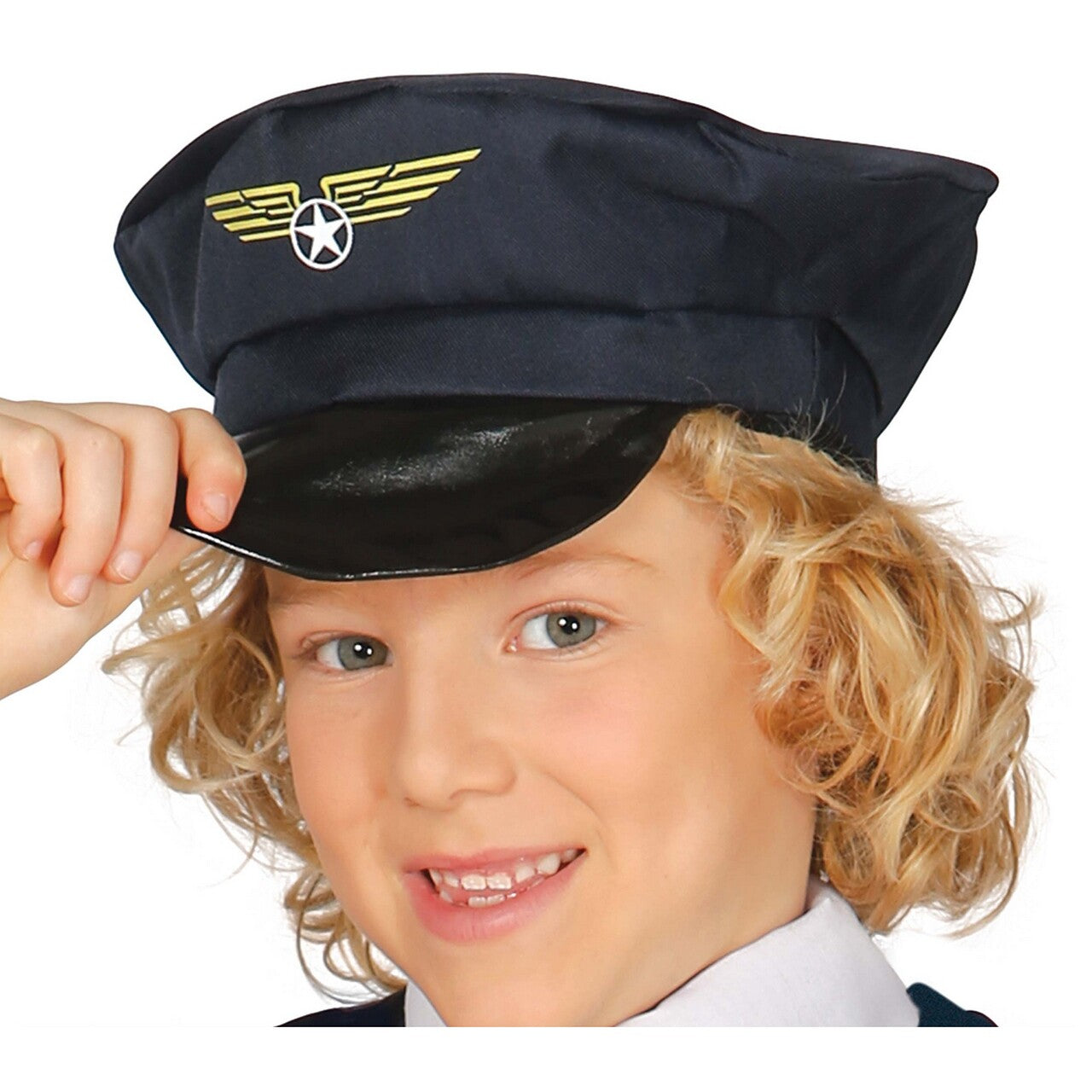 Op deze afbeelding zie je een Kostuums, van het merk Guirca. Piloot Bo Hoogvlieger Jongen Kostuum