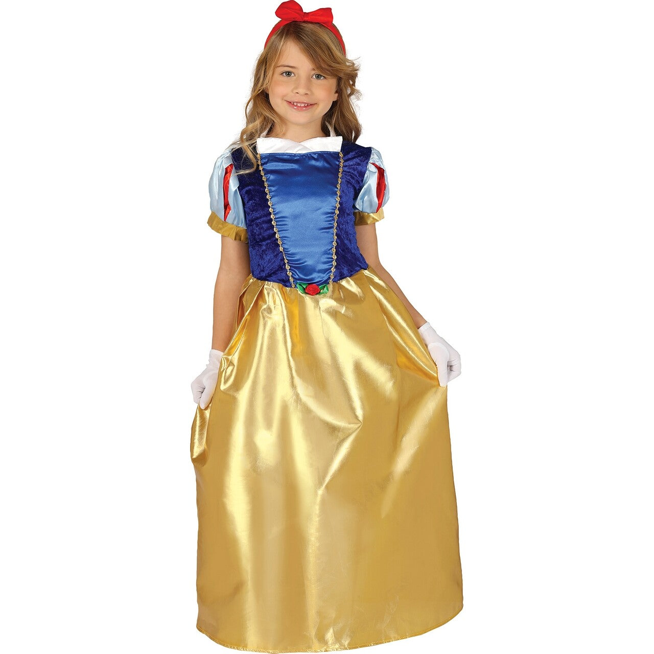 Op deze afbeelding zie je een Kostuums, van het merk Guirca. Prinses Snowwhite Meisje Kostuum