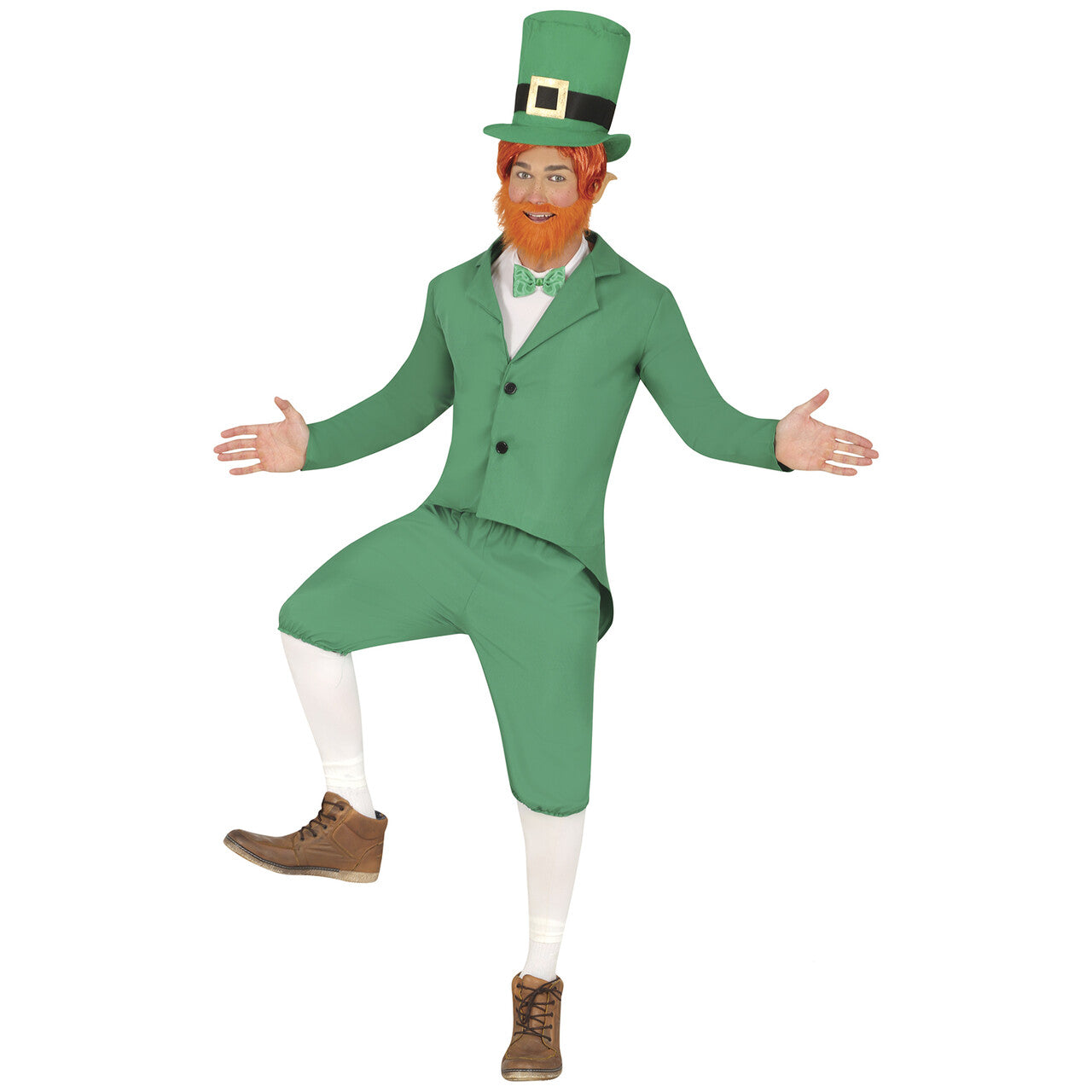 Op deze afbeelding zie je een Kostuums, van het merk Guirca. Saint Patrick Dwerg Man Kostuum