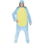 Op deze afbeelding zie je een Kostuums, van het merk Guirca. Blauwe Turtle Squirtle Man Kostuum