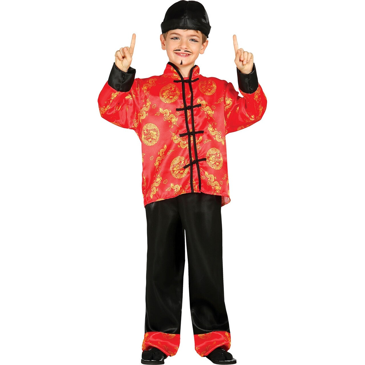 Op deze afbeelding zie je een Kostuums, van het merk Guirca. Oriental Chen Lee Jongen Kostuum