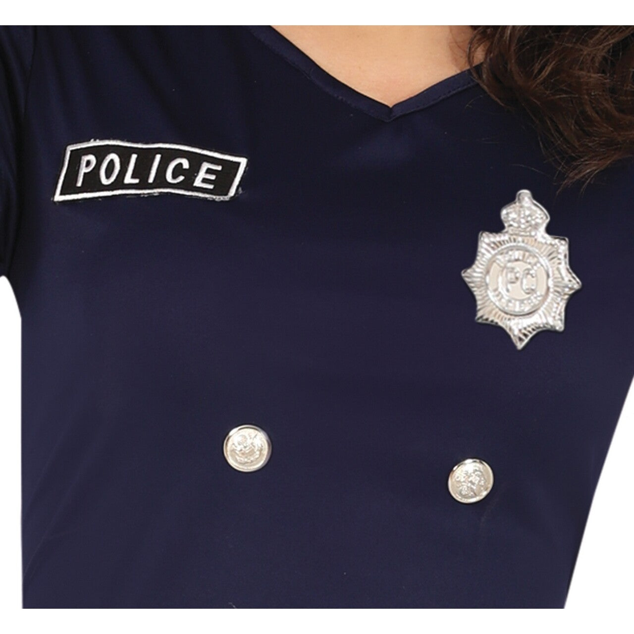Op deze afbeelding zie je een Kostuums, van het merk Guirca. Ooh La La Strenge Politie Agente Vrouw Kostuum