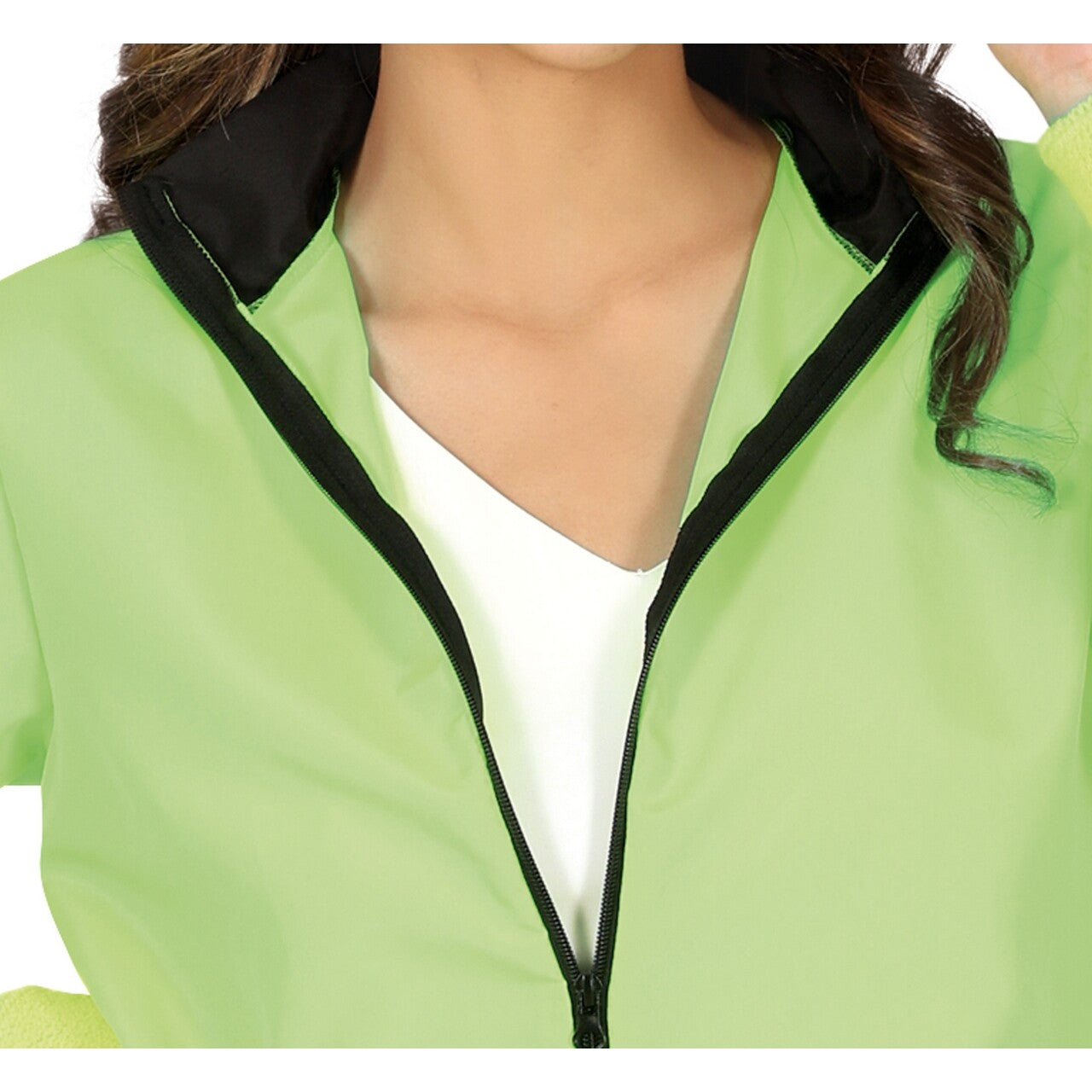 Op deze afbeelding zie je een Kostuums, van het merk Guirca. Groen Trainingspak Team Neon Green Vrouw Kostuum