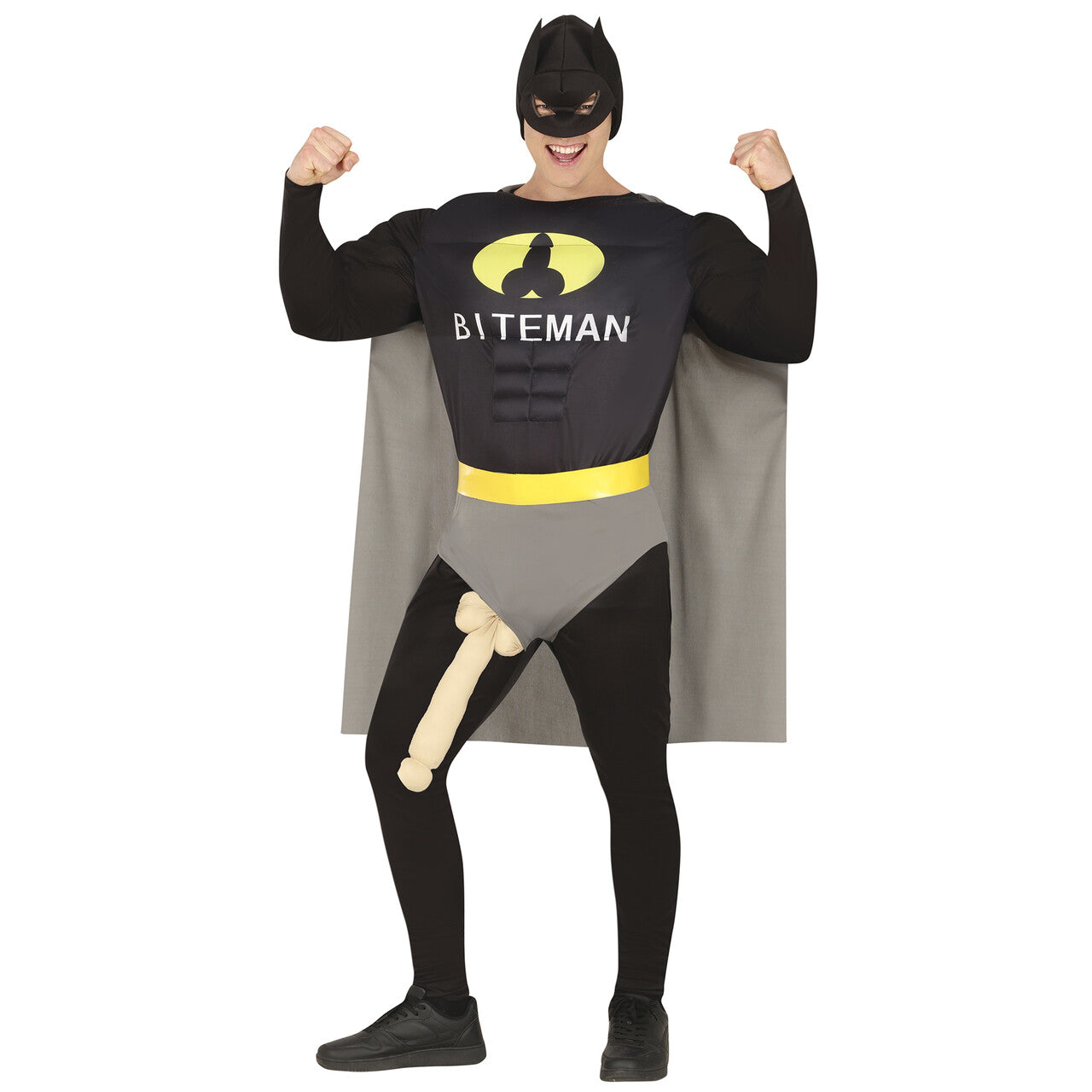 Op deze afbeelding zie je een Kostuums, van het merk Guirca. Pas Op, Ik Bijtman Kostuum