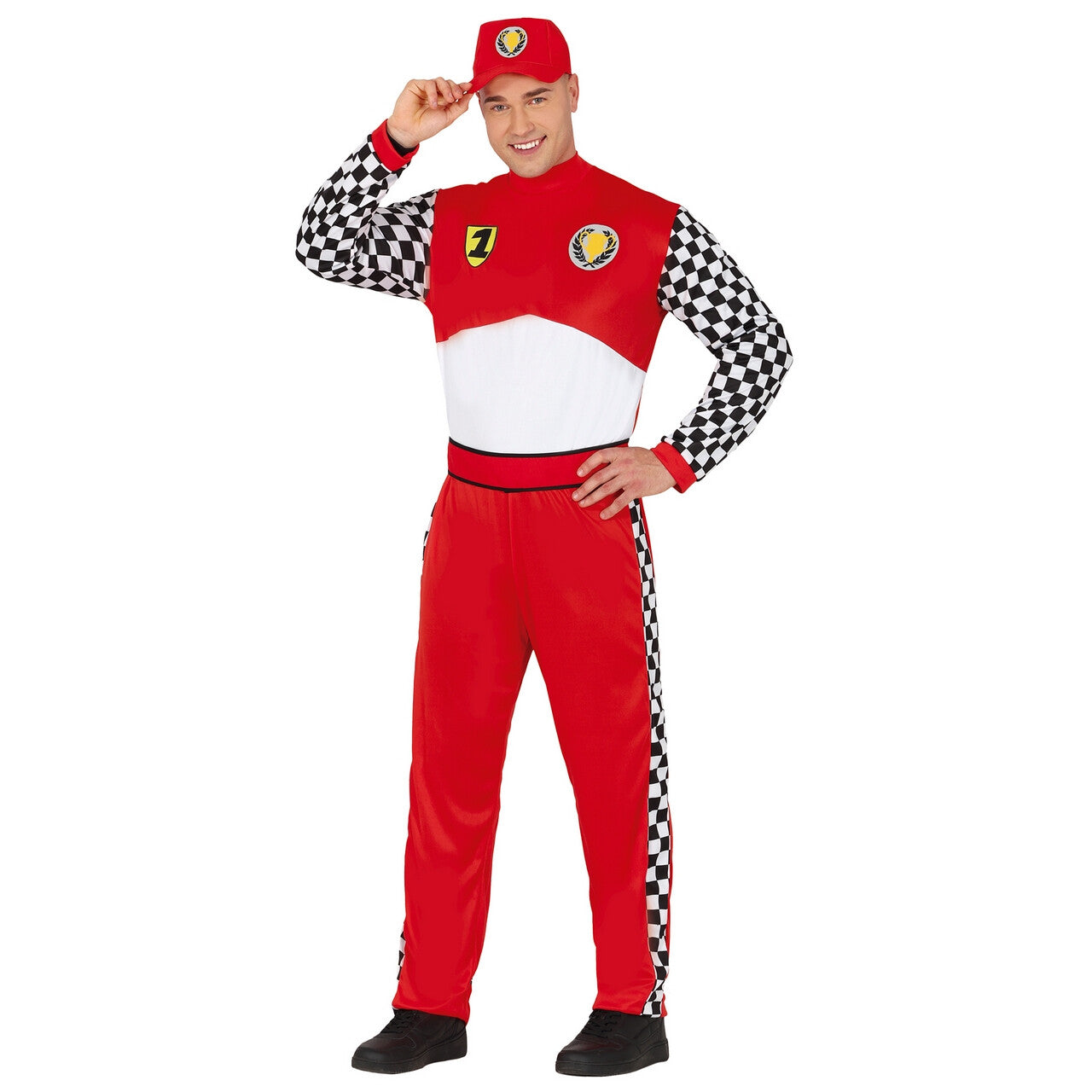 Op deze afbeelding zie je een Kostuums, van het merk Guirca. Formule 1 Kampioen Fer Ari Man Kostuum