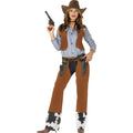 Wild West Cowgirl Abilene Vrouw Kostuum