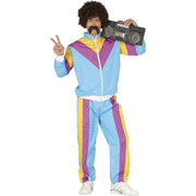 Op deze afbeelding zie je een Kostuums, van het merk Guirca. Fout Trainingspak Super 80s Japie Snel Man Kostuum