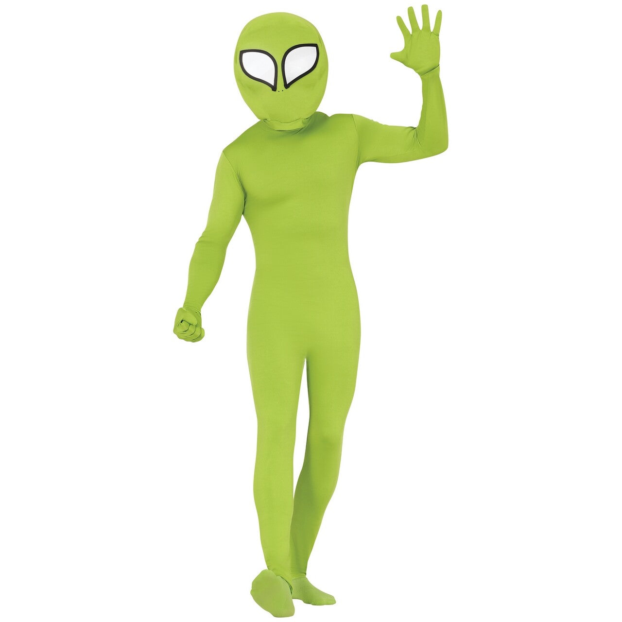 Op deze afbeelding zie je een Kostuums, van het merk Guirca. Groen Mannetje Van Mars Kostuum