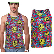 Op deze afbeelding zie je een Kostuums, van het merk Guirca. Psychedelic Smiley Top Man