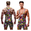 Rocky Retro 80s Jumpsuit Man Kostuum