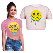 Op deze afbeelding zie je een Kostuums, van het merk Guirca. Acid Lady Mesh Top Vrouw