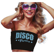 Op deze afbeelding zie je een Kostuums, van het merk Guirca. Disco Fever Glitter Top Vrouw