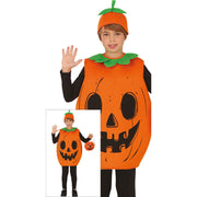 Op deze afbeelding zie je een Kostuums, van het merk Guirca. Spooky Pompoen Snoepjager Kind