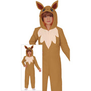 Op deze afbeelding zie je een Kostuums, van het merk Guirca. Pokemon Eevee Vos Kind Kostuum