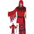 De Onvermijdelijke Red Reaper Man Kostuum
