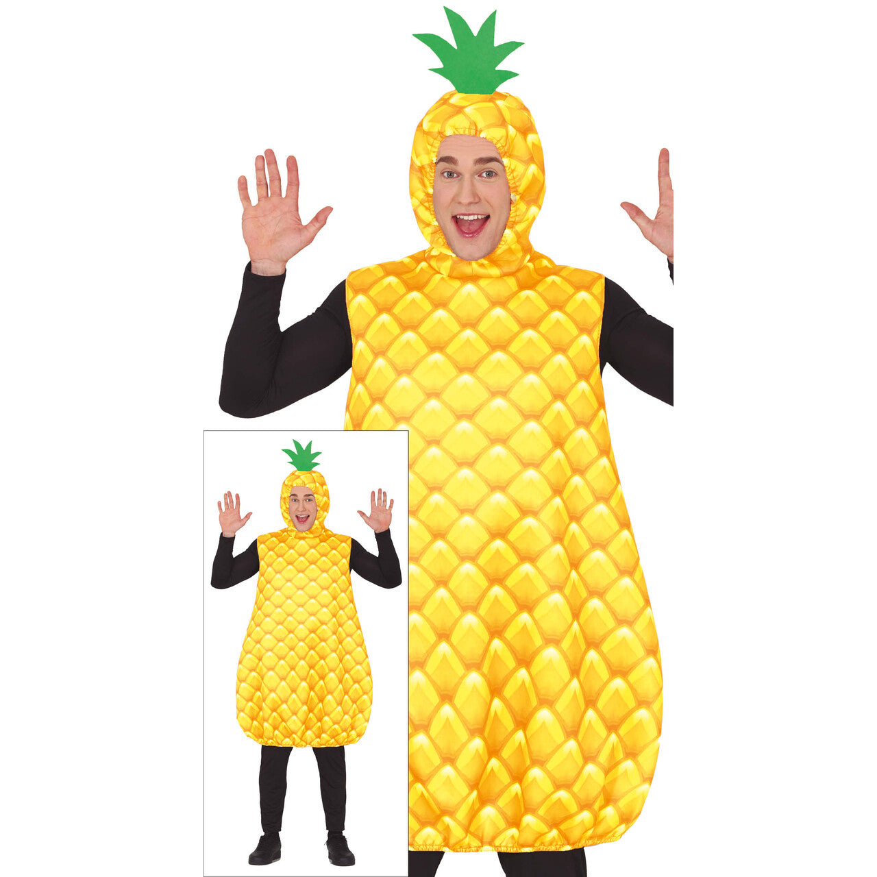 Op deze afbeelding zie je een Kostuums, van het merk Guirca. Sappig Stukje Fruit Ananas Kostuum