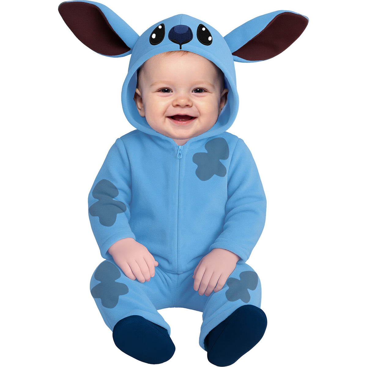 Op deze afbeelding zie je een Kostuums, van het merk Guirca. Blauw Wezentje Stitch Kind Kostuum