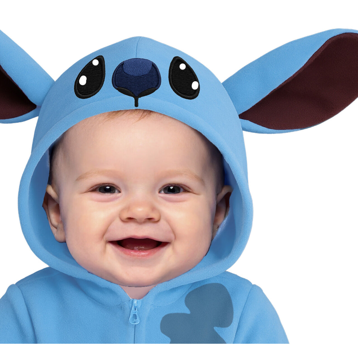 Op deze afbeelding zie je een Kostuums, van het merk Guirca. Blauw Wezentje Stitch Kind Kostuum