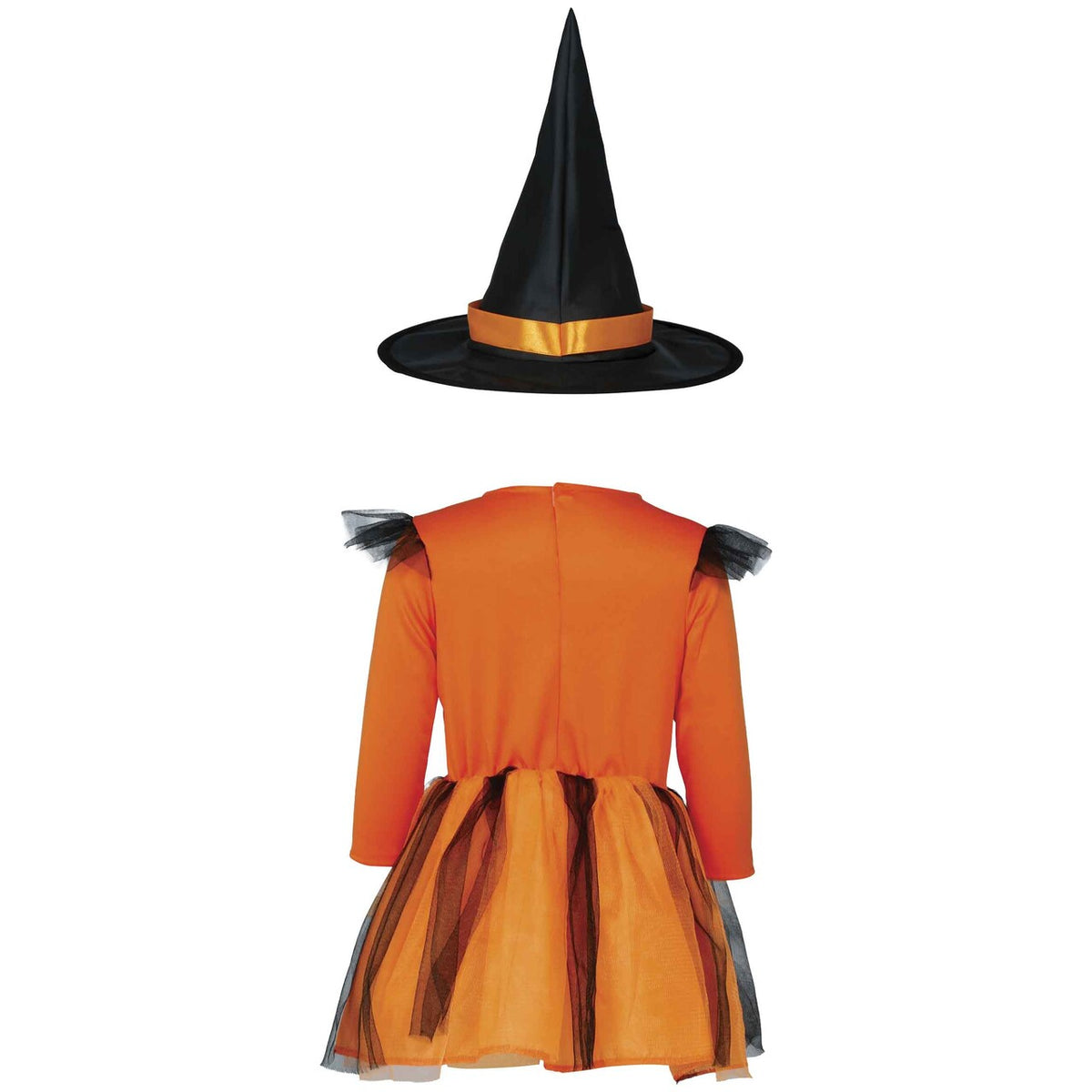 Op deze afbeelding zie je een Kostuums, van het merk Guirca. First Halloween Pompoen Heksje Meisje Kostuum