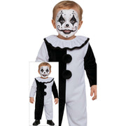Op deze afbeelding zie je een Kostuums, van het merk Guirca. Terrorific Baby Clown Kind Kostuum