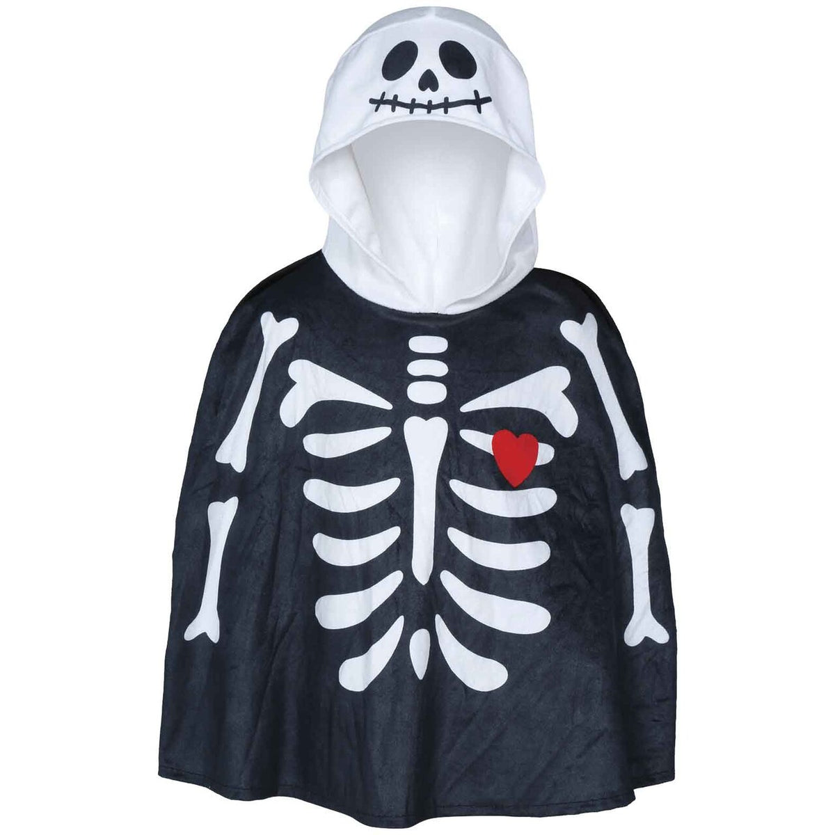 Op deze afbeelding zie je een Kostuums, van het merk Guirca. Baby Skelet Poncho Kind