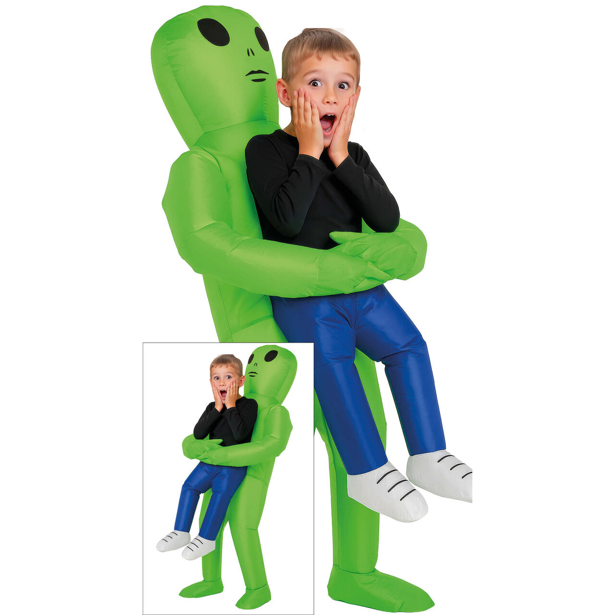 Op deze afbeelding zie je een Kostuums, van het merk Guirca. Kidnapped By An Alien Kind Kostuum