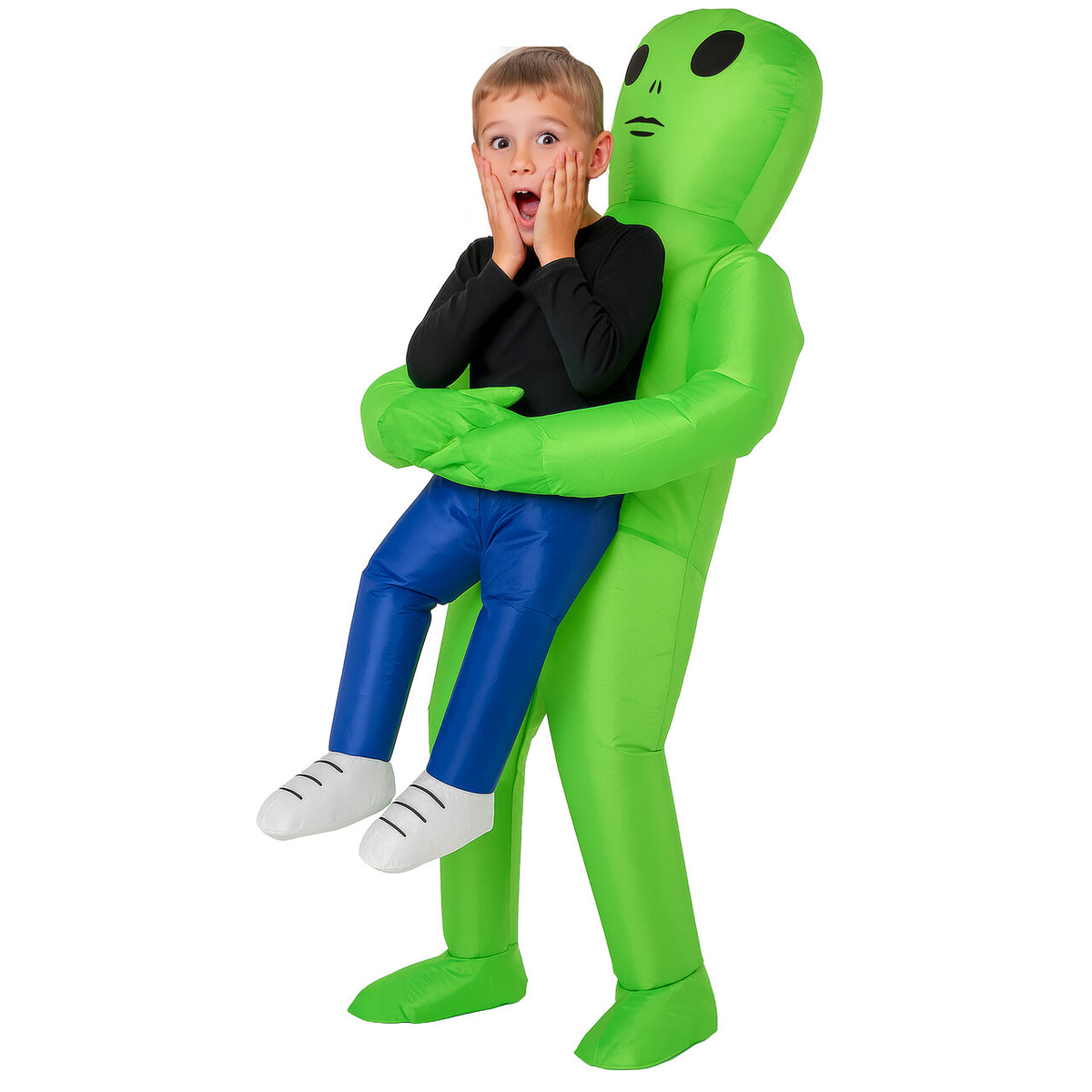 Op deze afbeelding zie je een Kostuums, van het merk Guirca. Kidnapped By An Alien Kind Kostuum