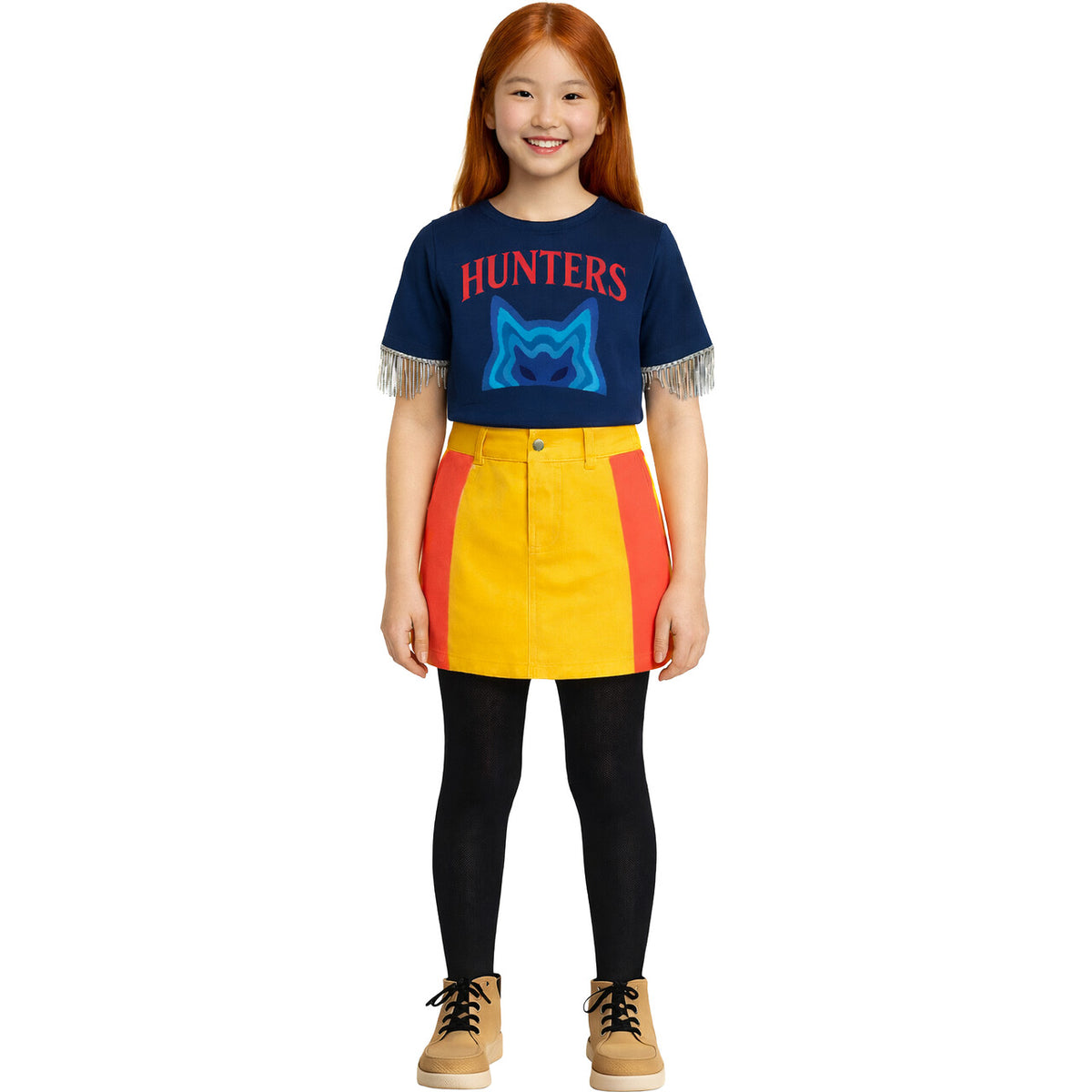 Op deze afbeelding zie je een Kostuums, van het merk Guirca. Hunters Kpop Star Meisje Kostuum