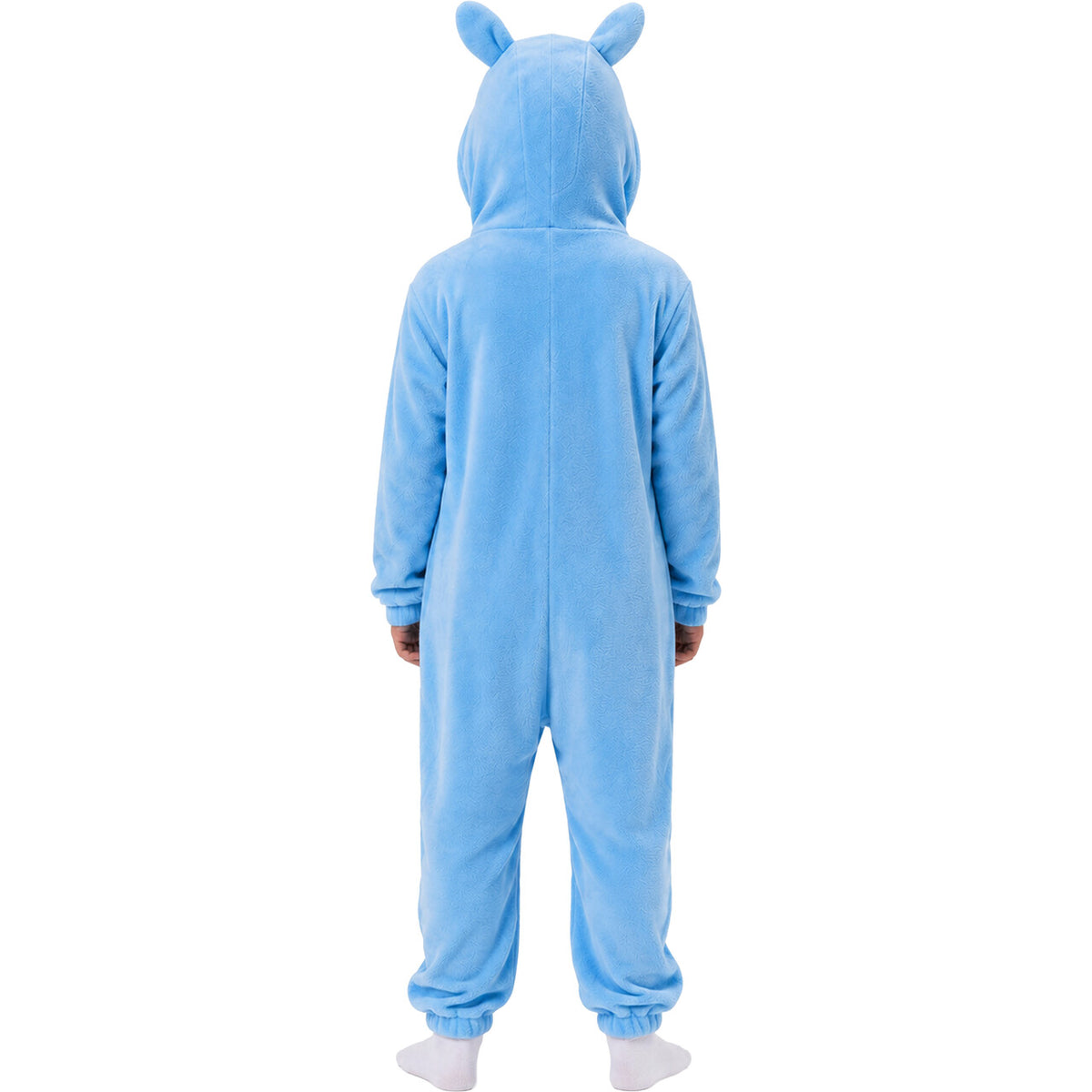 Op deze afbeelding zie je een Kostuums, van het merk Guirca. Nepbubu Onesie Blauw Kind Kostuum