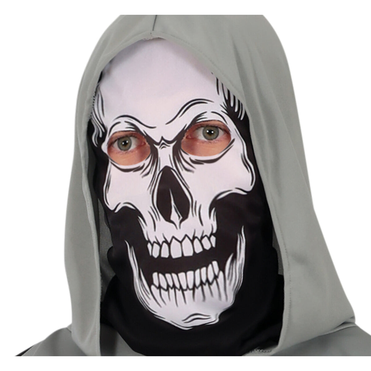 Op deze afbeelding zie je een Kostuums, van het merk Guirca. Skelet Zombie Mystical Man Kostuum
