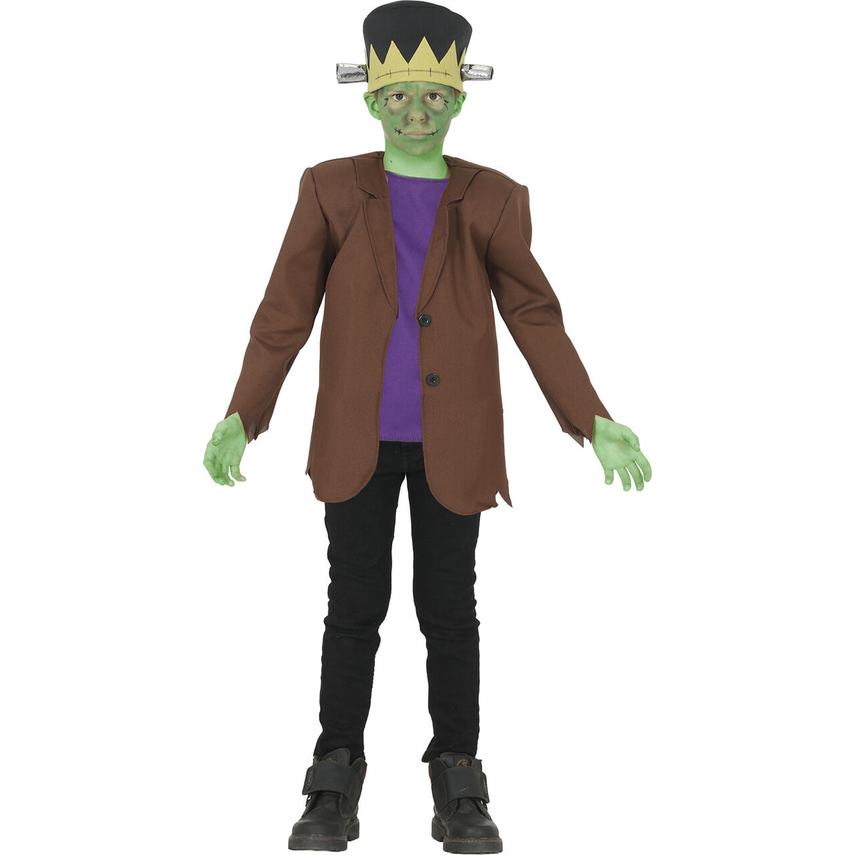 Op deze afbeelding zie je een Kostuums, van het merk Guirca. Green Monster Frankenstein Jongen Kostuum