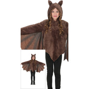 Op deze afbeelding zie je een Kostuums, van het merk Guirca. Brown Bat Kind Kostuum